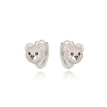 BRINCO DE URSO EM CLICK CRAVEJADO ROSA CLARO