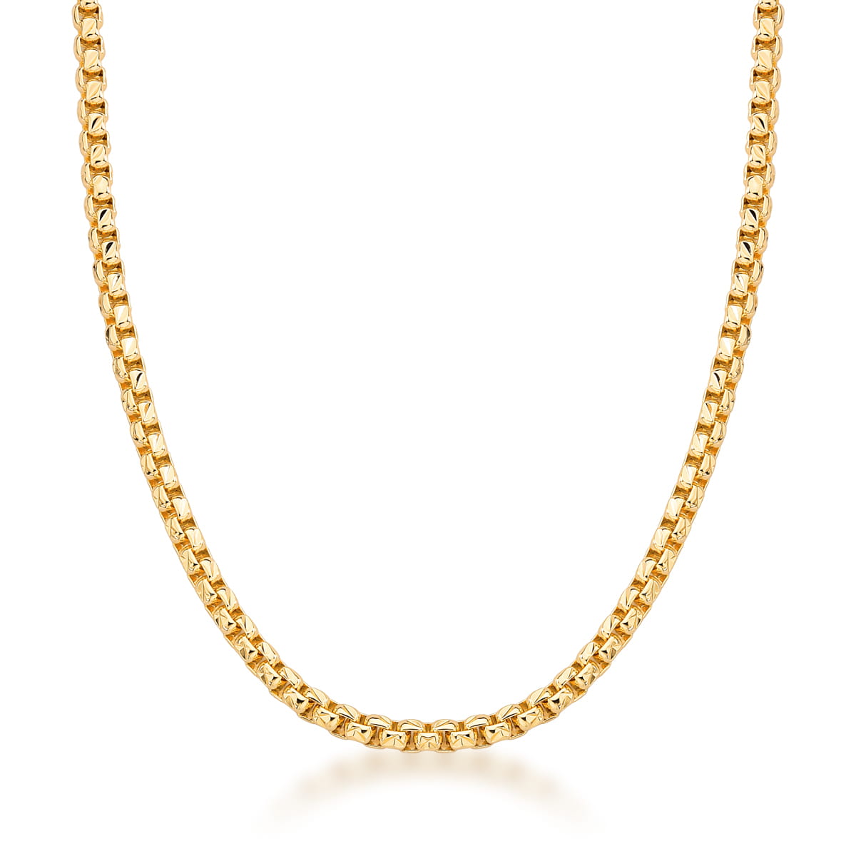 CORRENTE LISO ELO CARTIER TRABALHADO
