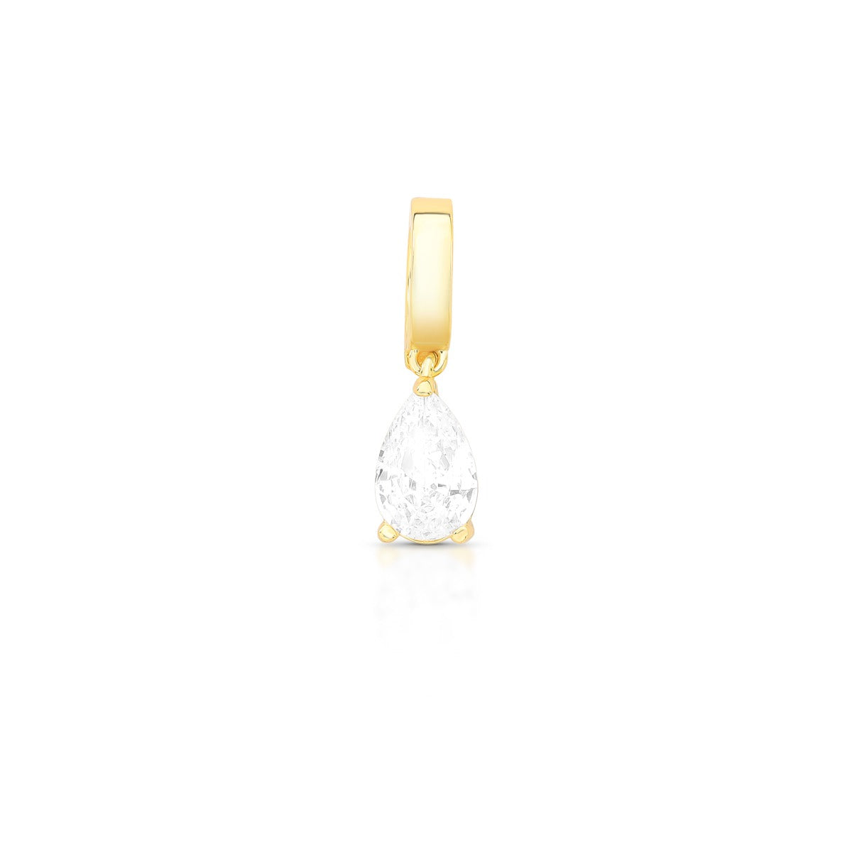 PINGENTE FECHO CLICK PEDRA GOTA